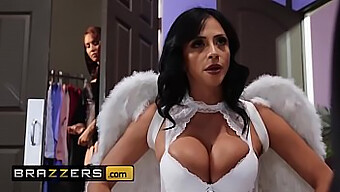 Lesbian Milf Ariella Ferrera And Isis Love Use Sex Toys In A Witchy Way