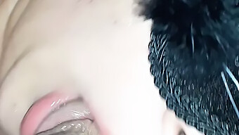 Teen Girl Takes A Big Cock In Her Mouth And Swallows