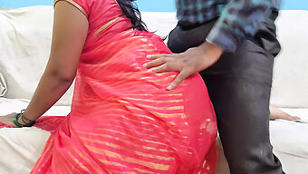 Masturbating With A Pink Saree While My Wife Is Away