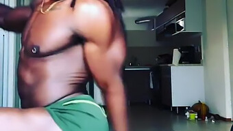 African American Male Twerks And Twitches His Big Ass