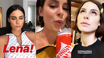 Mira Las Habilidades De Masturbación De Lena Meyer Landscape En Acción