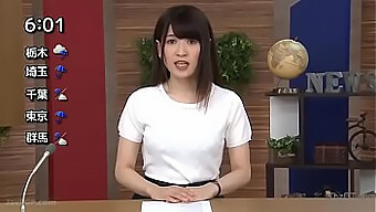 Anchorwoman Japonesa É Fodida Analmente Por Um Pau Grande