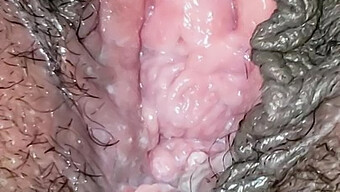 60 Fps Close Up Of Wife'S Pink Pussy