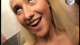 Blowjob And Cum In Mouth With A European Beauty