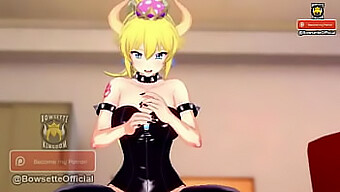 Virtual Handjob With Bowsette