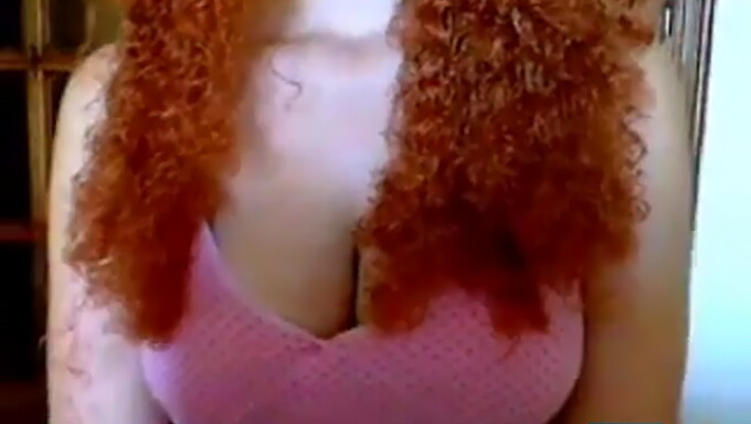 Busty Redhead'S Webcam Performance