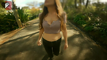 Australian Beauty Gets Naughty On A Walking Trail