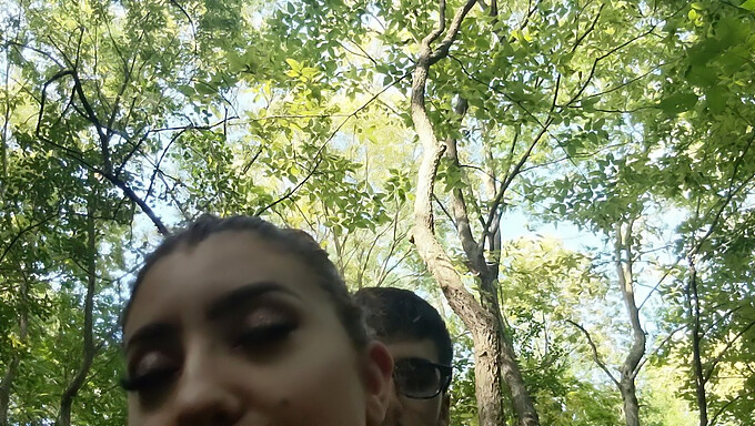 Amateur Couple Having Sex In The Woods