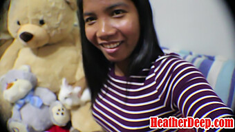 Thai Teen Heather'S Oral Skills On Display In This Pov Video