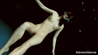 Vera Brass Strips Naked And Plays With Herself In The Water