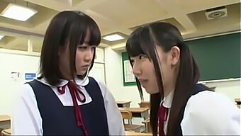 Japanese Lesbians: Teen (18+) Lesbians In Schoolgirl Battle