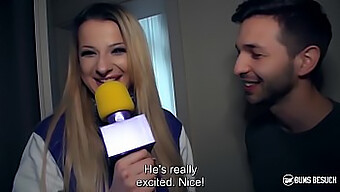 Pornostarul German Celina Davis Își Surprinde Fanboy-Ul Cu O Orgie Cu Sânii Mari