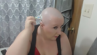 A Beautiful Mature Woman Gets Shaved Bald