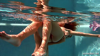 Olla Oglaebina Aur Irina Russaka In A Hot Underwater Encounter