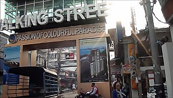 Thai Tourist Enjoying A Day On The Streets Of Pattaya